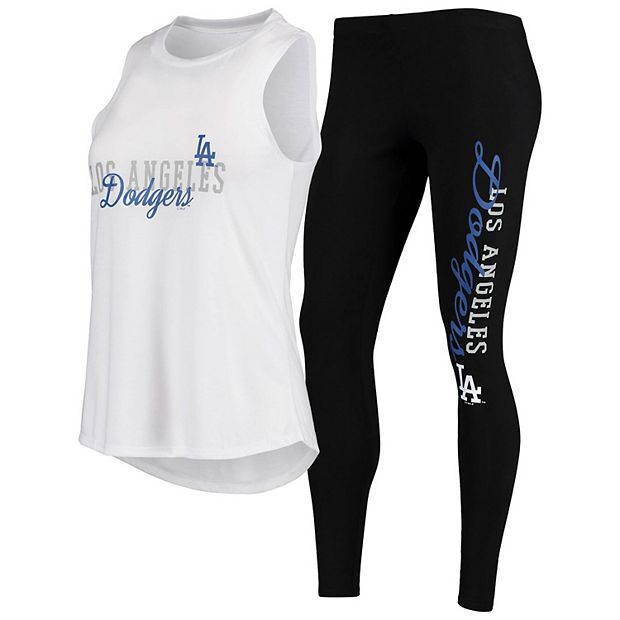 CONCEPTS SPORT Women's Concepts Sport White Los Angeles Dodgers