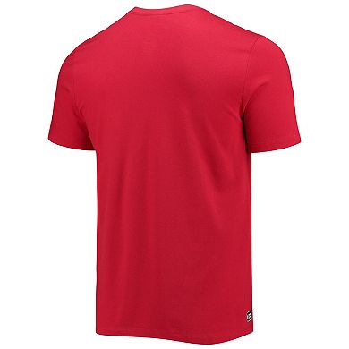 Men's New Era Red Tampa Bay Buccaneers Combine Authentic Go For It T-Shirt