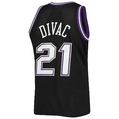 Men's Mitchell & Ness Vlade Divac Black Sacramento Kings 2000-01 Team Hardwood Classics Swingman Jersey