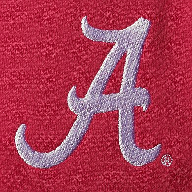 Men's Crimson Alabama Crimson Tide Big & Tall Textured Raglan Quarter-Zip Jacket