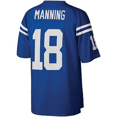 Men's Mitchell & Ness Peyton Manning Royal Indianapolis Colts Big & Tall 1998 Retired Player Replica Jersey