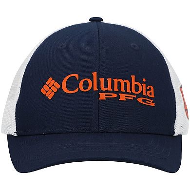 Youth Columbia Navy Auburn Tigers Collegiate PFG Snapback Hat