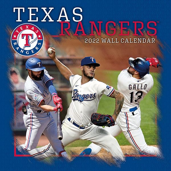 Texas Rangers 2021 Wall Calendar