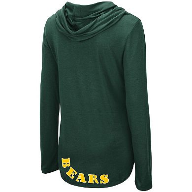 Women's Colosseum Green Baylor Bears My Lover Hoodie Long Sleeve T-Shirt