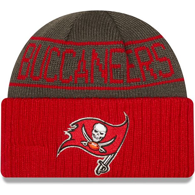 Tampa Bay Buccaneers On Field Red Beanie Hat