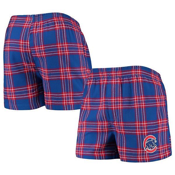 Chicago Cubs Concepts Sport Ultimate Plaid Flannel Pants - Royal/Red, Men's, Size: XL