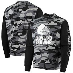 : Starter Men's Brown/White Cleveland Browns Halftime Long  Sleeve T-Shirt : Sports & Outdoors