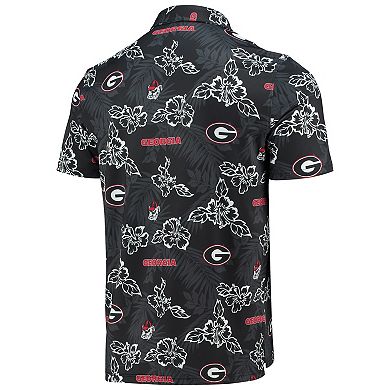 Men's Reyn Spooner Black Georgia Bulldogs Performance Polo