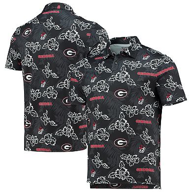 Men's Reyn Spooner Black Georgia Bulldogs Performance Polo