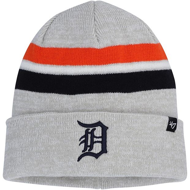 Men's '47 Gray Detroit Tigers Monhegan Cuffed Knit Hat