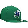 Men's New Era Green Dallas Mavericks Hardwood Classics 59FIFTY Fitted Hat