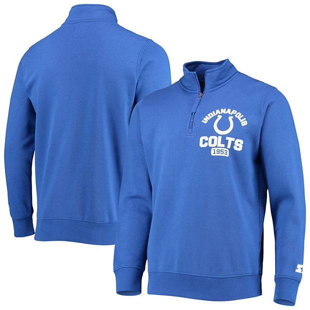 Royal Blue Satin Starter Indianapolis Colts Jacket - Jackets Masters