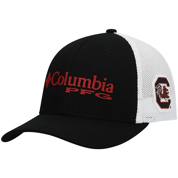 Youth Columbia Black South Carolina Gamecocks Collegiate PFG Snapback Hat