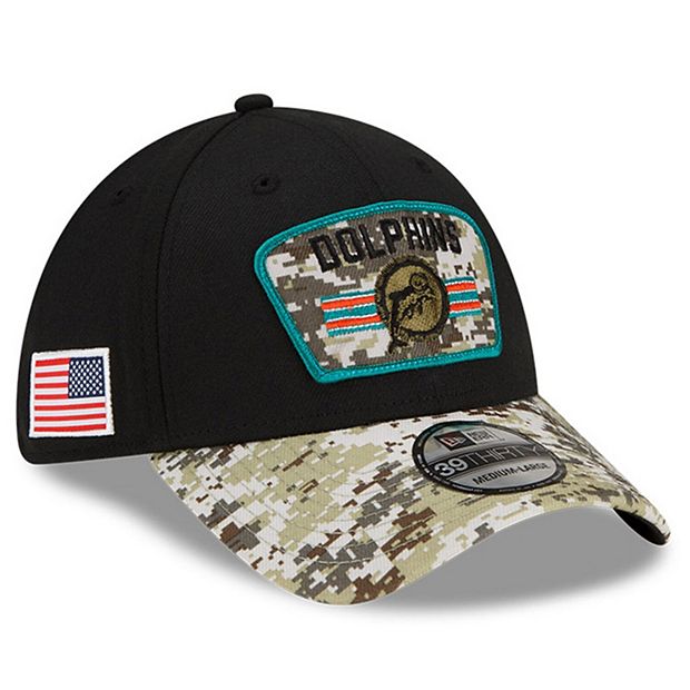 : New Era Men's Dolphins Salute to Service Black