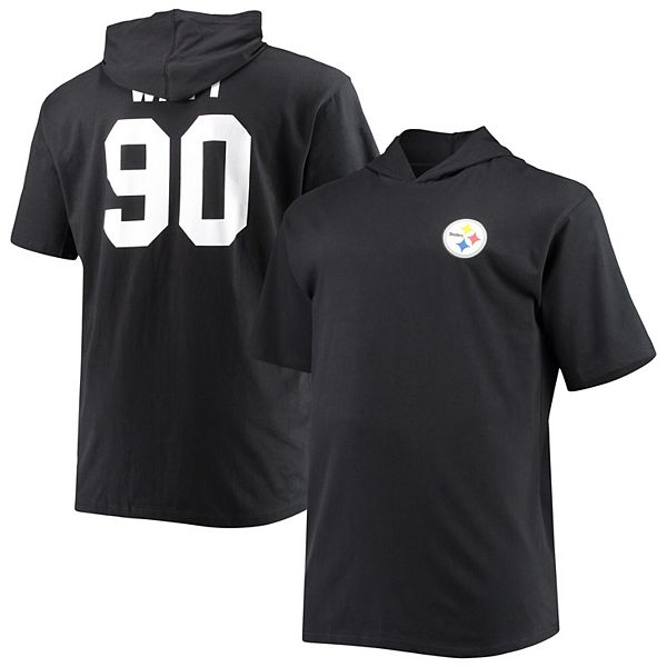 Men's Fanatics Branded T.J. Watt Black Pittsburgh Steelers Big