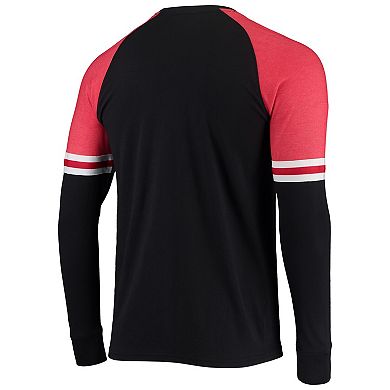 Men's Under Armour Black/Red Maryland Terrapins Game Day Sleeve Stripe ...