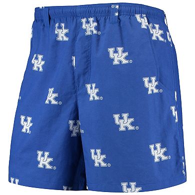 Men's Columbia PFG Royal Kentucky Wildcats Backcast II 6-in. Omni-Shade Hybrid Shorts