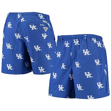 Men's Columbia PFG Royal Kentucky Wildcats Backcast II 6-in. Omni-Shade Hybrid Shorts