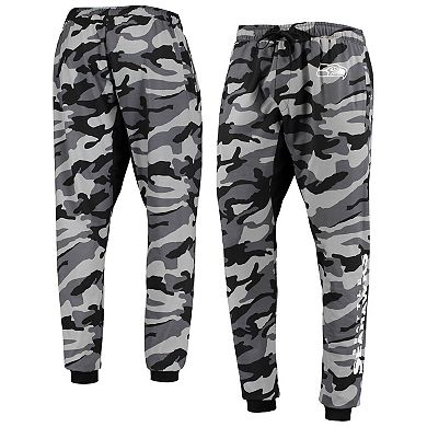 Men's FOCO Black Seattle Seahawks Camo Jogger Pants