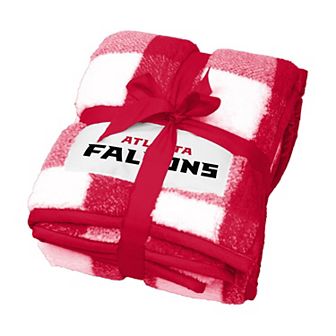 Atlanta Falcons 60'' x 50'' Buffalo Check Frosty Fleece Blanket