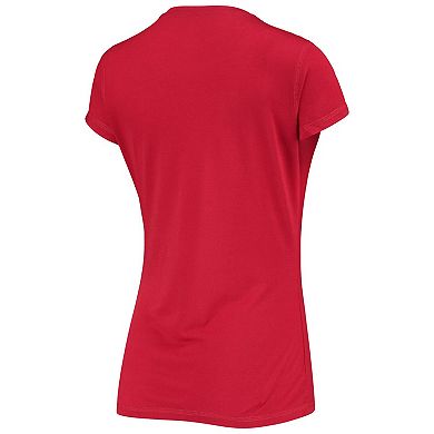 Women's Concepts Sport Red/Navy Washington Nationals Lodge T-Shirt & Pants Sleep Set