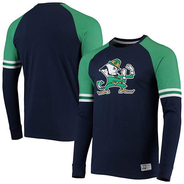 Men s Under Armour Navy Green Notre Dame Fighting Irish Game Day