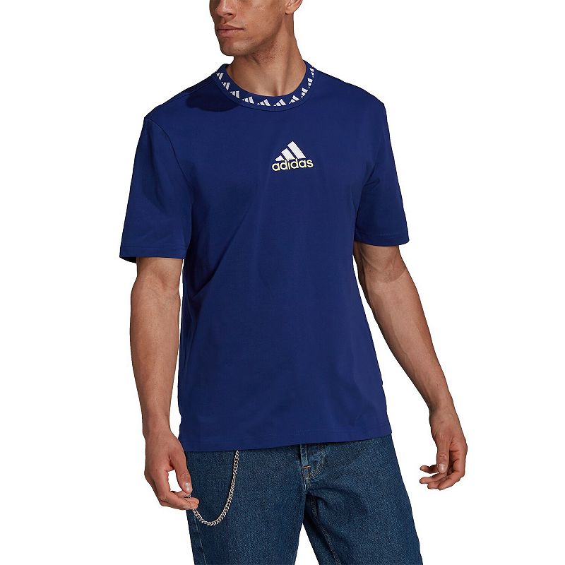 Mens adidas Navy Juventus Icons AEROREADY T-Shirt, Size: Medium, Blue