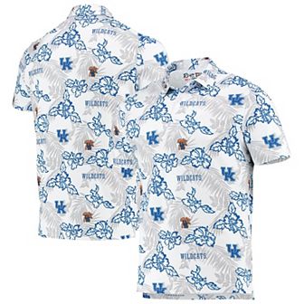 Men's Reyn Spooner White Kentucky Wildcats Performance Polo