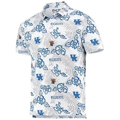 Men's Reyn Spooner White Kentucky Wildcats Performance Polo