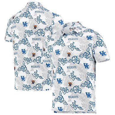 Men's Reyn Spooner White Kentucky Wildcats Performance Polo