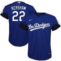 Los Angeles Dodgers Nike Official Replica Alternate Jersey - Mens with  Kershaw 22 printing