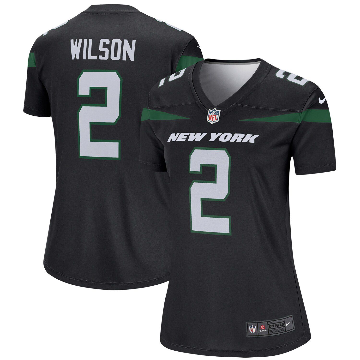 Men's Nike Zach Wilson Gray New York Jets Atmosphere Fashion Game Jersey