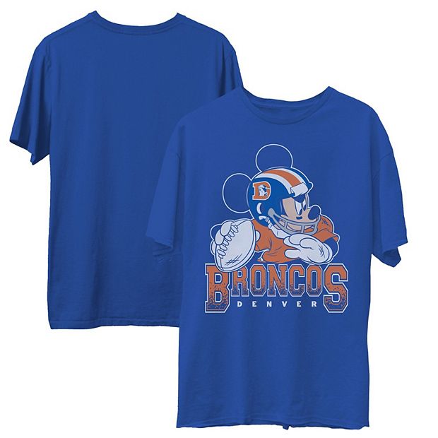 Men's Junk Food Royal Denver Broncos Disney Mickey QB T-Shirt