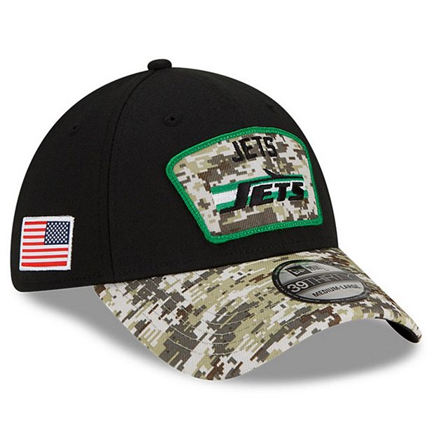 New York Jets NFL Salute to Service Black 59FIFTY Fitted Cap