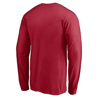 Men's Fanatics Branded Red Tampa Bay Buccaneers Big & Tall City Long Sleeve T-Shirt