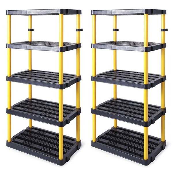 Plastic Freestanding Shelving Units at