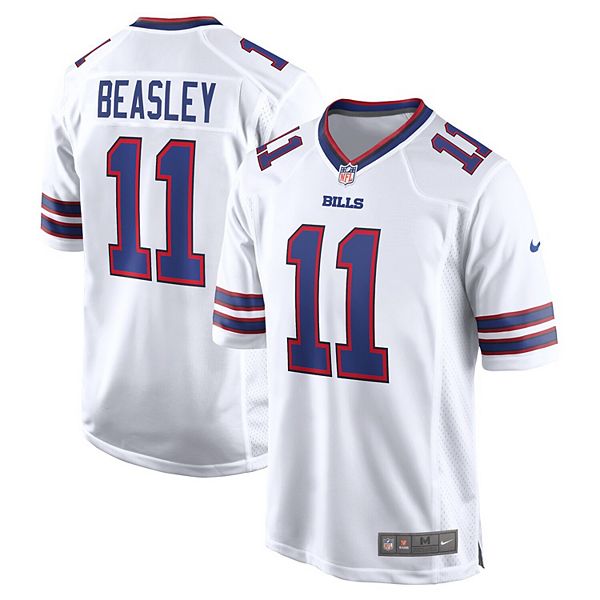 Men's Nike Cole Beasley White Buffalo Bills Game Player Jersey