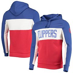 Men's LA Clippers Mitchell & Ness Royal Hardwood Classics Hometown Champs  Pullover Sweater