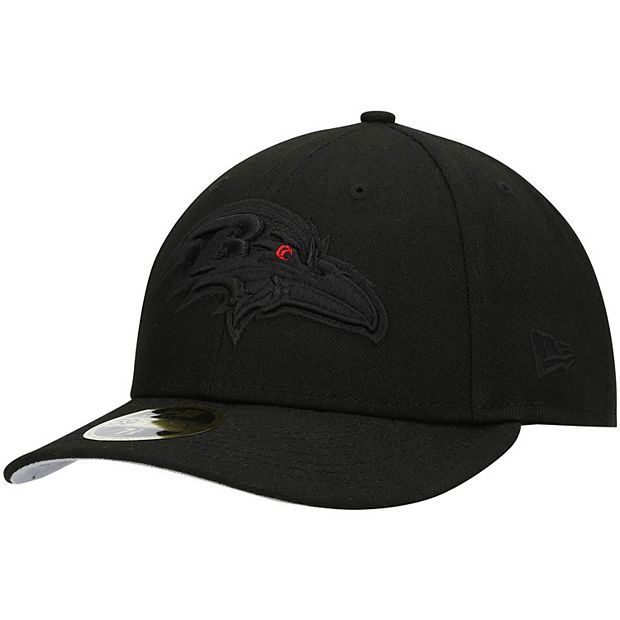 New Era, Accessories, New Era 59fifty Nfl Baltimore Ravens Fitted Hat  Size 7 Black Embroidered Logo