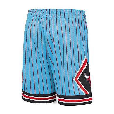 Men's Mitchell & Ness Blue Chicago Bulls Hardwood Classic Reload Swingman Shorts