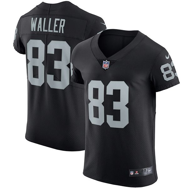 Camiseta de hombre Nike Darren Waller negro Las Vegas Raiders nombre y  número