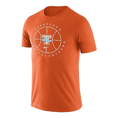 Men's Nike Tennessee Orange Tennessee Volunteers Basketball Icon Legend Performance T-Shirt
