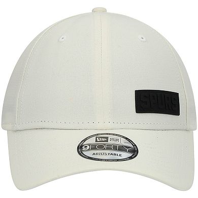 Men's New Era White Tottenham Hotspur Ripstop Flawless 9FORTY Adjustable Hat