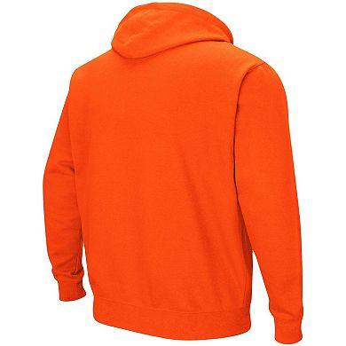 Men's Colosseum Orange Syracuse Orange Big & Tall Arch & Logo 2.0 Pullover Hoodie