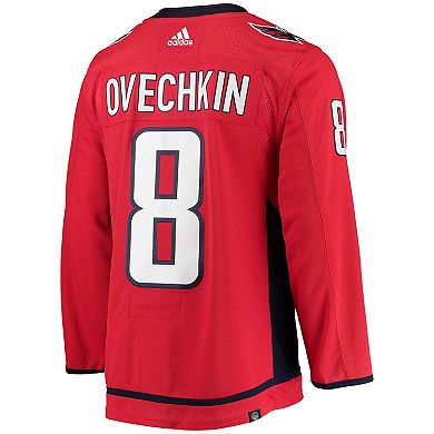 Men's adidas Alexander Ovechkin Red Washington Capitals Home Captain Patch Primegreen Authentic Pro Player Jersey