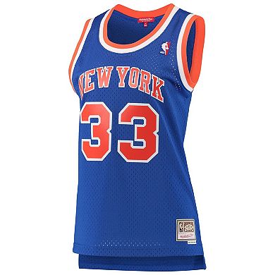 Women's Mitchell & Ness Patrick Ewing Blue New York Knicks 1991-92 Hardwood Classics Swingman Jersey