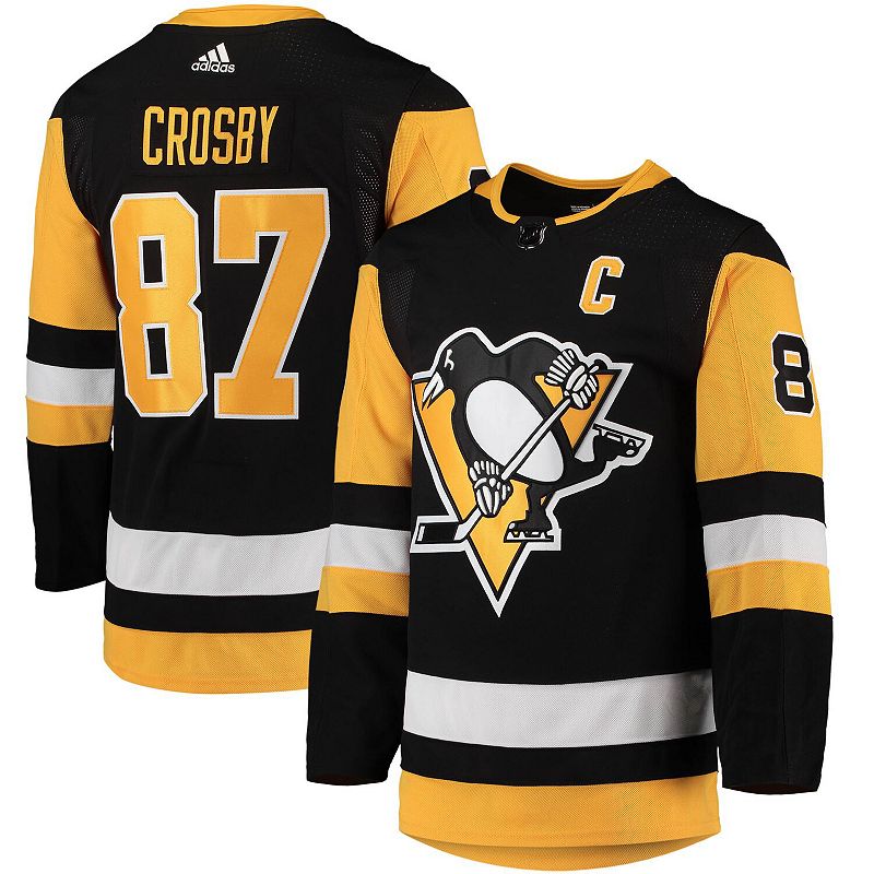 64701944 Mens adidas Sidney Crosby Black Pittsburgh Penguin sku 64701944