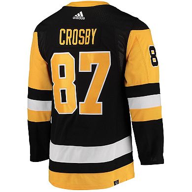 Men's adidas Sidney Crosby Black Pittsburgh Penguins Home Primegreen Authentic Pro Player Jersey