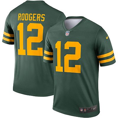 Men s Nike Aaron Rodgers Green Green Bay Packers Alternate Legend Player Jersey