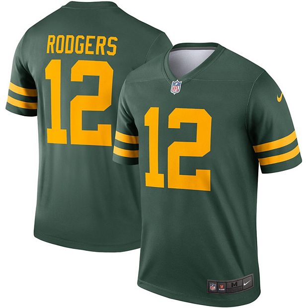 aaron rodgers jersey color rush